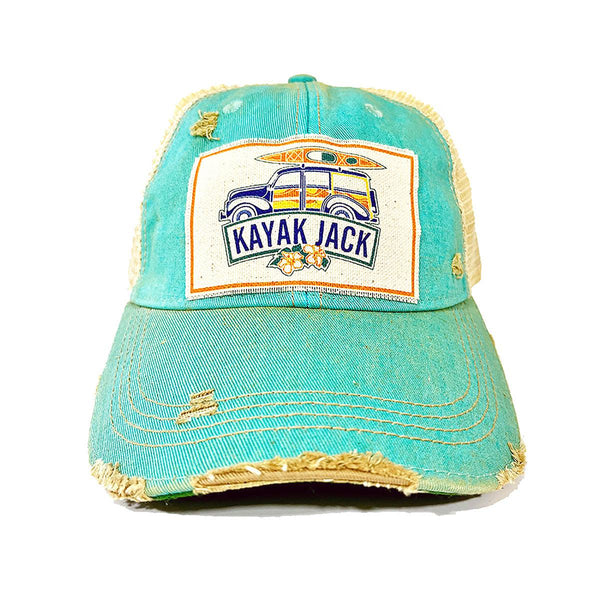 White Bucket Hat - Kayak Jack