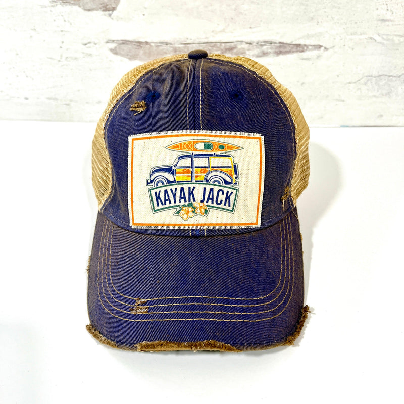 1KC | DISTRESSED BASEBALL HAT - ROYAL BLUE